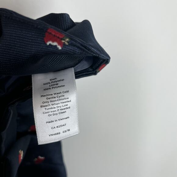 Talbots Apple Embroidered Pants Womens Size 12 Fruit Preppy Fall Teacher Twee - Picture 7 of 8